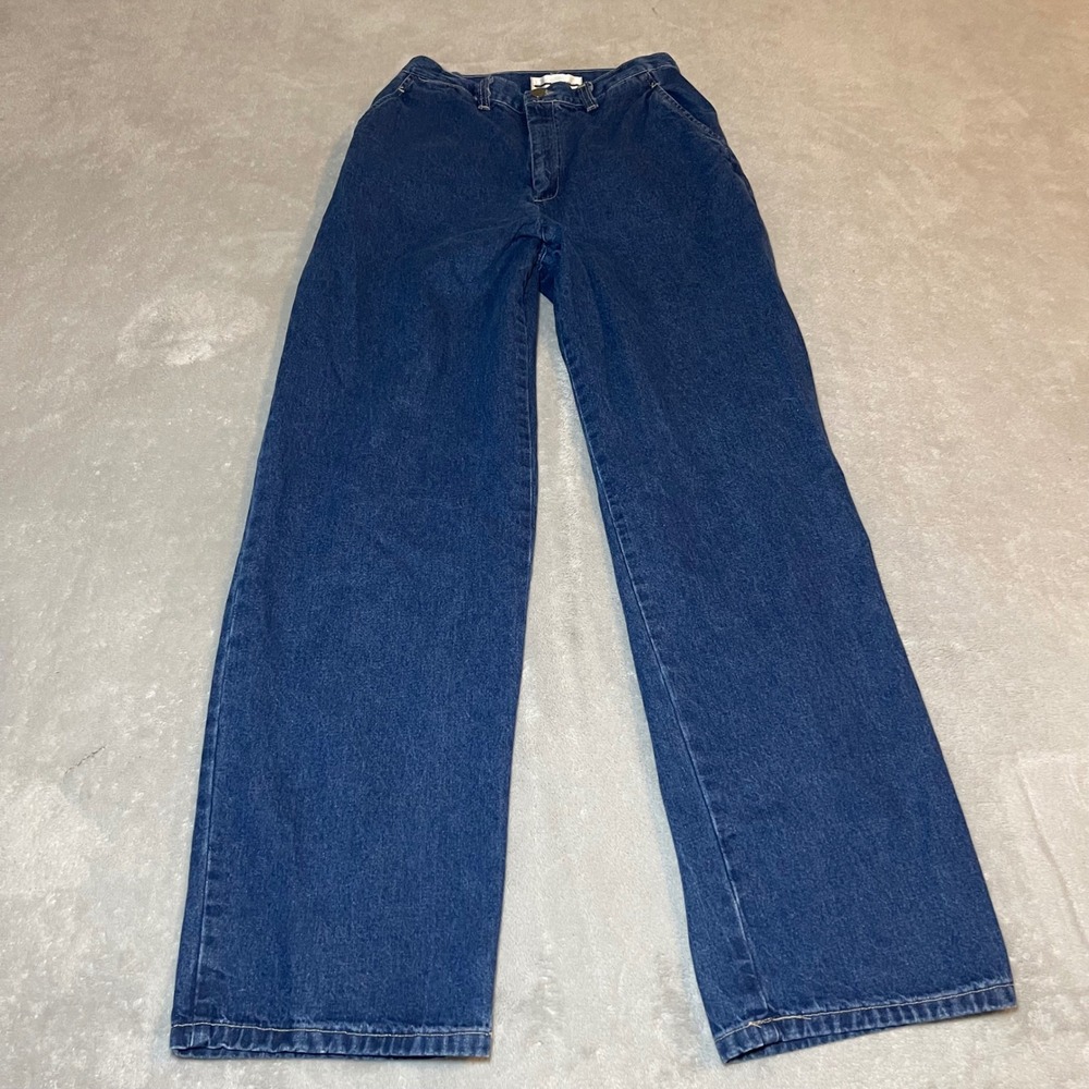 Vintage Casual Corner Jeans Womens 10 High Rise Wide Leg Denim Made in USA 90s - Picture 2 of 12